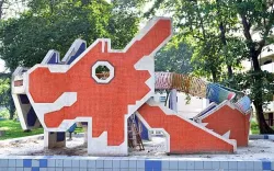 SINGAPORE HDB DRAGON PLAYGROUND ELEMENT