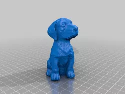 Sitting Dog - 3D Scan