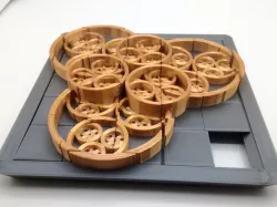 Sliding puzzle (Openscad version)
