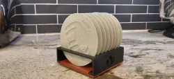 Sloth/Plain Coaster and Holder