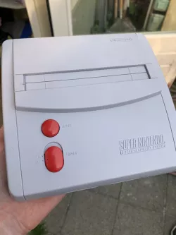 SNES Jr. Power & Reset buttons