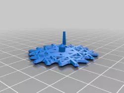 Snowflake Spinning Top
