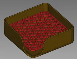 Soap holder square