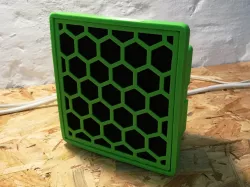 Soldering fume extractor for 120mm fan