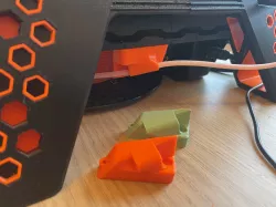 SRC3D-2: Bowden tube holder for Prusa Mini Base
