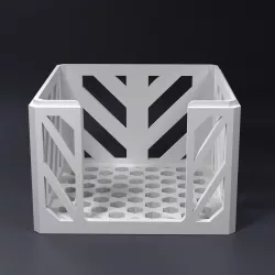 Stackable storage crate