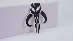 Star Wars Mandalorian Mythosaur Logo Magnet