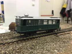 Steam Rail Wagon GANZ - 1903 / BDZ Series 200 / HO Scale 1:87