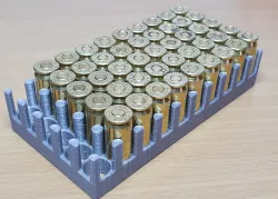 Storage tray for .45 ACP rounds