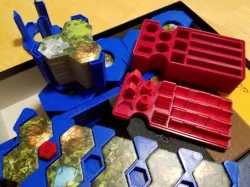 Taluva + Extension Expansion - Tile Holder, Player Tray, Organizer