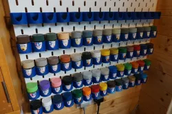 Tamiya Paint Shelves for IKEA Skadis