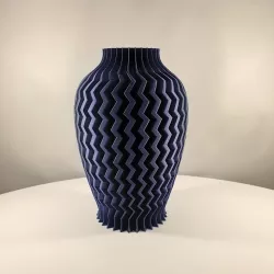 Textured Vase - ZigZag (Vase Mode)