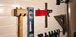 Track wall hooks
