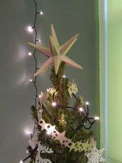 Tree topper Star (Easy Printable)
