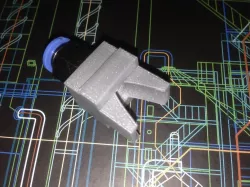 Ultimaker Extruder Bowden Pushfit Fitting