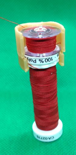 Bobbin Holder - Fits in Thread Spool by partsMaker, Download free STL  model