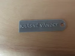 visačka na vánoce