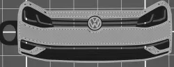 VW golf 7 keychain