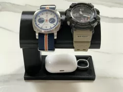 Watch stand w/ valet tray
