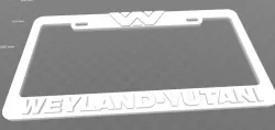 Weyland-Yutani, Aliens, License Plate Frame