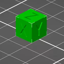 XYZ Calibration Cube 10x10x10mm