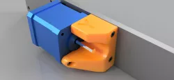 Y axis mount motor holder UPGRADE prusa Mk3 / Mk3s / Mk3s+ Threaded inserts