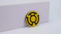 Yellow Lantern Logo Magnet