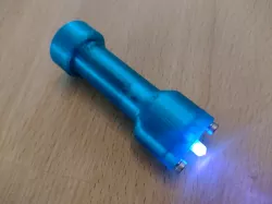 AA joule thief LED flash light