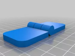 Acrylic/lexan hinge - small - glue on