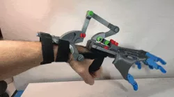 Adapters to attach Prosthetic Hand to Black Ram Mount and updated Pins