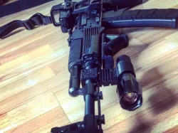 AK74 Flashlight mount for Airsoft