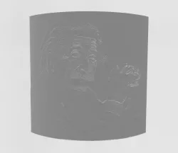 Albert Einstein Lithophane