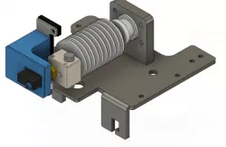 Anycubic Chiron original X-Carriage (3D model, STEP, Fusion360)