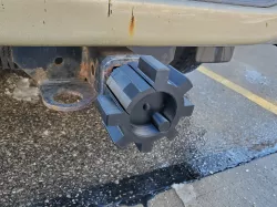 AR-15 trailer hitch cover.