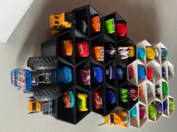 Awesome 'Hot Wheels Hive’ Wall Garage