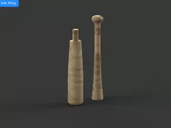 Baseball Bat - 2 Pieces Screw Together