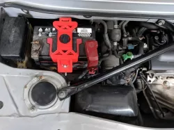 Battery hold-down for Mk3 Toyota MR2 Spyder