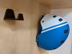 Bike helmet hook