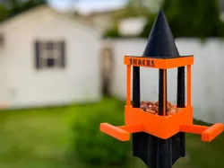 Bird Snack House for Brome SquirrelBuster Pole Adapter