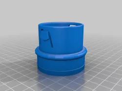 Bosch GCM8SJL circular saw vacuum hose adapter 50 and 40mm (screw-in)