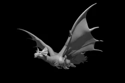 Brass Dragon Flying