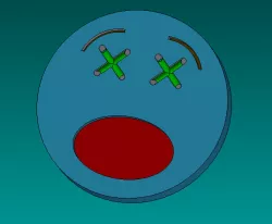 button - smiley