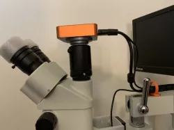 Cable Guide for Amscope Microscope