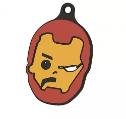 Carlos 3D Keychain