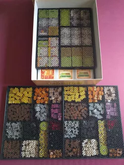 Caverna Insert + Resource Trays (great for 2 players)