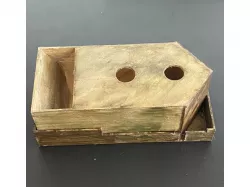 Collapsible Wingspan board game bird-feeder dice tower