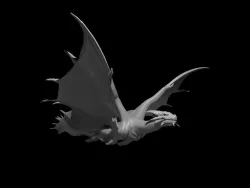 Copper Dragon Flying