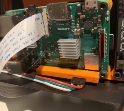 Cover for Raspberry Pi 40-pin GPIO Connector - UART pins exposed - GND and Pin1 indicators