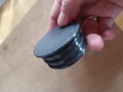 Covercap round , Abdeckkappe rund