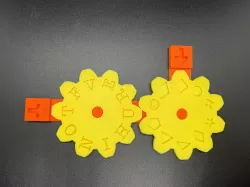 Cryptex Gears and Holder